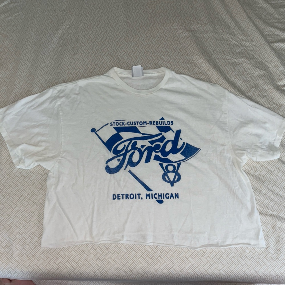 Ford Motor Co Detroit Michigan Graphic T-Shirt Junk Food Tees Size M